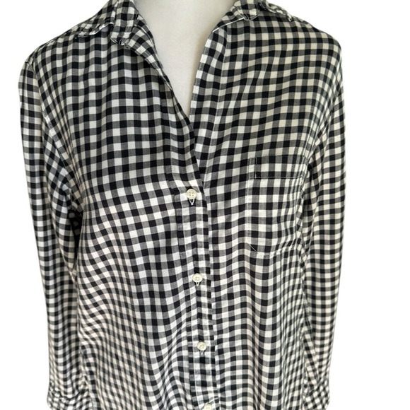 Grayson x Anthropologie -  The Hero Plaid Button Down Shirt Sz XS - Picture 3 of 7